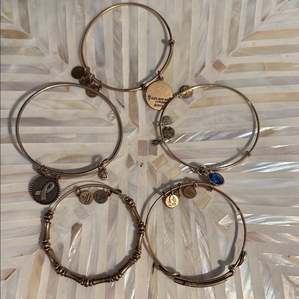 Any offer accepted !Alex and Ani Bangle Set of 5